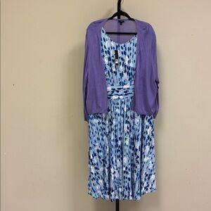 Nic & Zoe Dress with Talbots Sweater